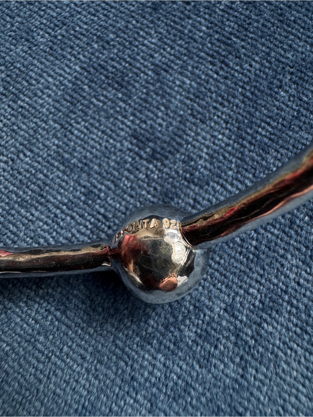 IPPOLITA WONDERLAND 925 SILVER QUARTZ HINGED BRACELET BANGLE - Picture 5 of 6